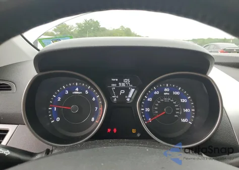 2012 Hyundai Elantra Gls from USA, damaged, VIN 5NPDH4AEXCH111030